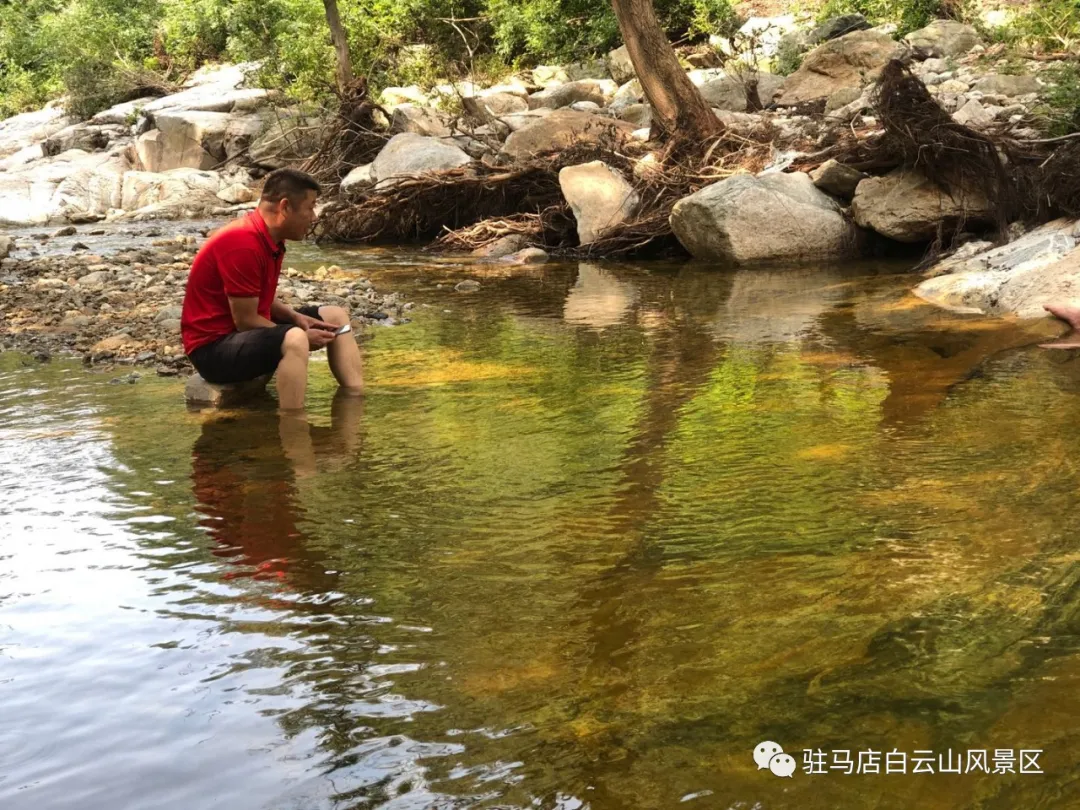 躲進(jìn)小溪的夏天，娃追著小魚，我追著娃~