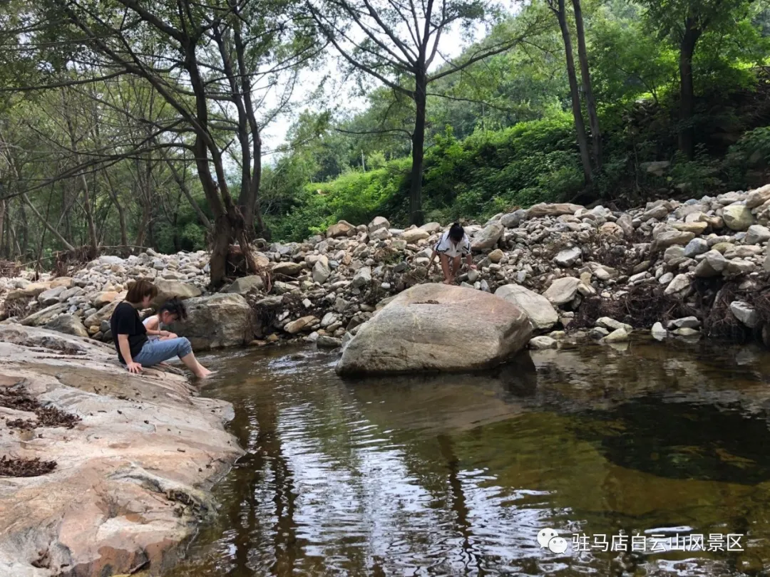 躲進(jìn)小溪的夏天，娃追著小魚，我追著娃~