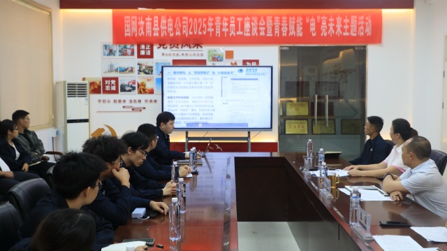 國網(wǎng)汝南縣供電公司：舉辦2025年青年員工座談會(huì)暨青春賦能 “電”亮未來主題活動(dòng)