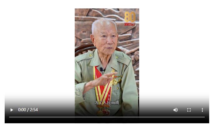 王桂春：只要?jiǎng)倮?，我死不死的，沒想過?。?0抗戰(zhàn)老兵