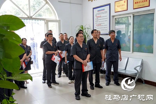 南陽市方城縣人民法院到平輿縣人民法院交流學習