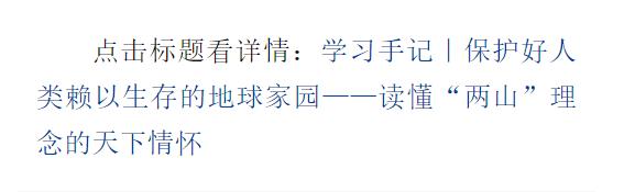 合集：新華社推出讀懂“兩山”理念系列學(xué)習(xí)手記