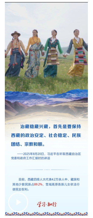 學(xué)習(xí)·知行丨雪域高原譜新篇 習(xí)近平強(qiáng)調(diào)抓好“四件大事”