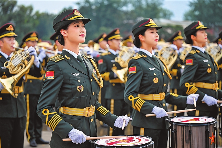最大規(guī)模軍樂團即將亮相抗戰(zhàn)勝利80周年閱兵活動