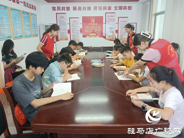 駐馬店經(jīng)濟開發(fā)區(qū)界牌社區(qū)開展暑期大學(xué)生實踐服務(wù)活動