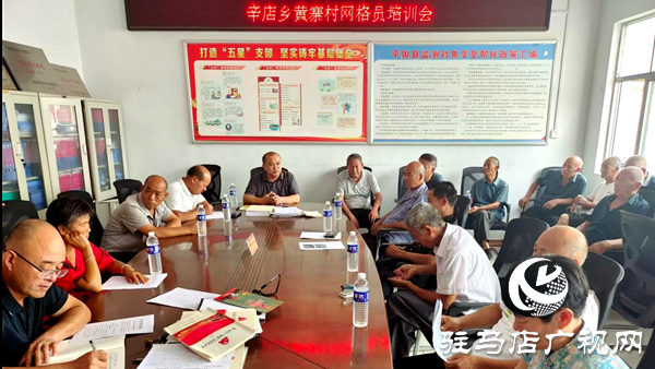 平輿縣辛店鄉(xiāng)：組織開展網(wǎng)格員專題培訓 提升基層治理效能