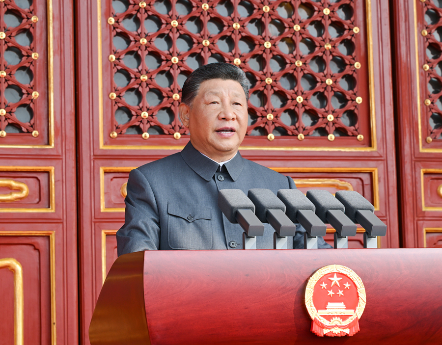 紀(jì)念中國人民抗日戰(zhàn)爭暨世界反法西斯戰(zhàn)爭勝利80周年大會在京隆重舉行