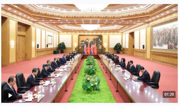 獨(dú)家視頻丨習(xí)近平：很高興時(shí)隔六年再次與金正恩總書(shū)記同志會(huì)晤