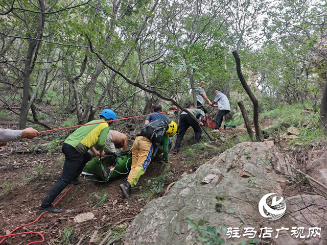 女子鳳鳴谷登山失足墜崖 駿馳救援隊緊急出動化險為夷