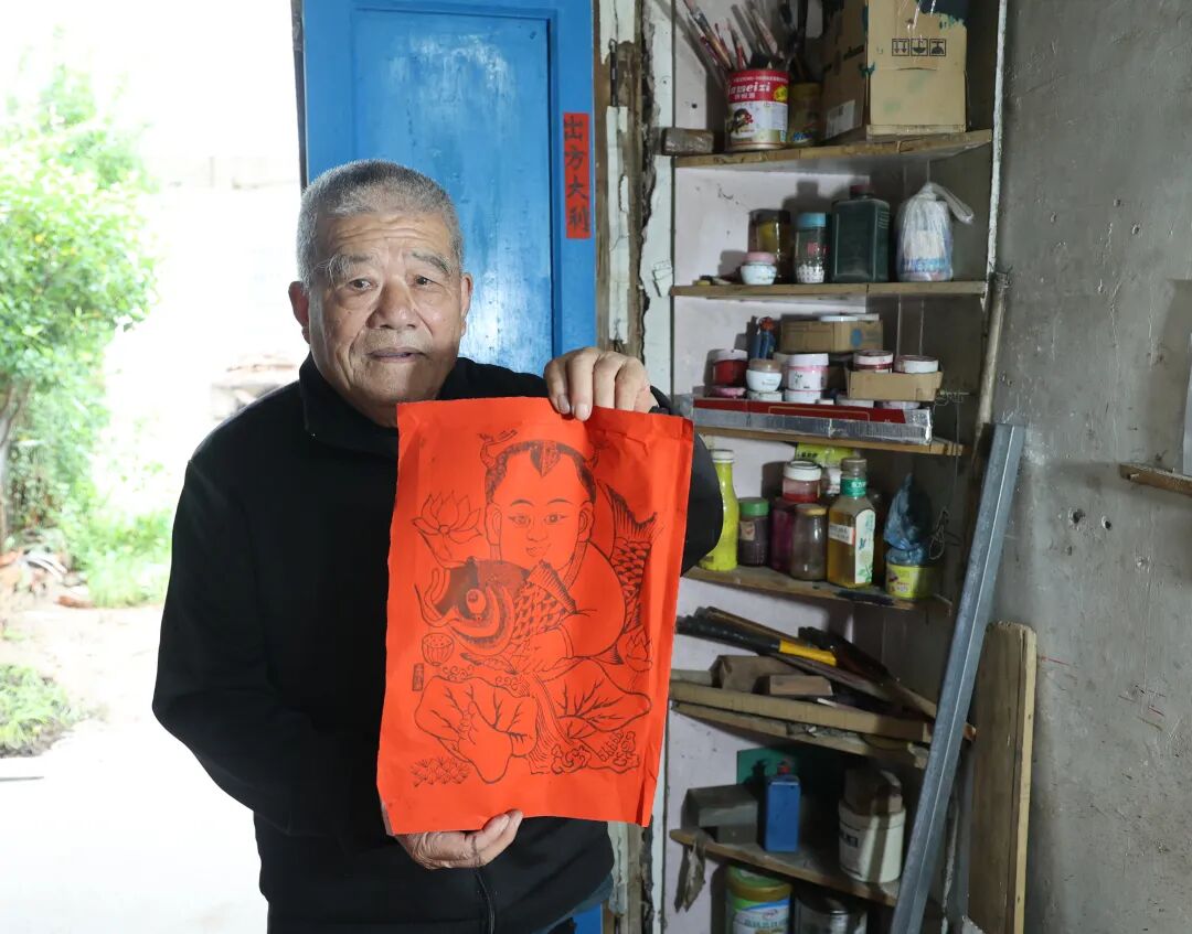 縣區(qū)動態(tài)|92歲省級非遺傳承人李傳清 以刀為筆刻繪“德勝祥”年畫新韻