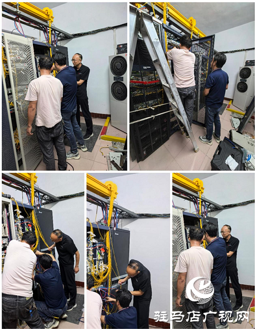 駐馬店聯(lián)通遂平縣分公司對石寨鋪機房進行整治