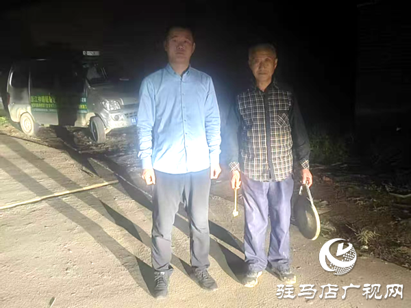平輿縣射橋鎮(zhèn)：巡邏打更不停歇 守護秋收平安夜