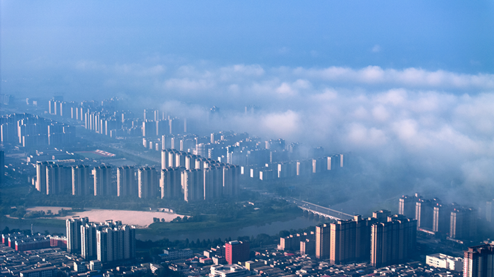 縣區(qū)動態(tài)|平流霧奇觀宛若仙境