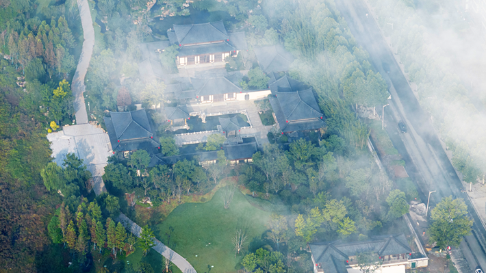 縣區(qū)動態(tài)|平流霧奇觀宛若仙境