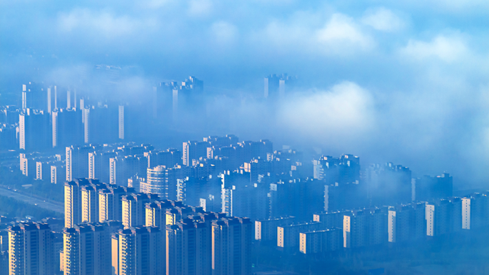 縣區(qū)動態(tài)|平流霧奇觀宛若仙境