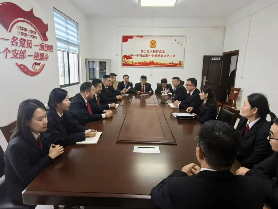 【學(xué)先進 找差距 謀新篇】正陽法院：跨院交流拓思路 取長補短促提升