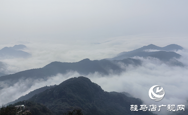 深秋霧漫老樂(lè)山 云海翻涌繪仙境