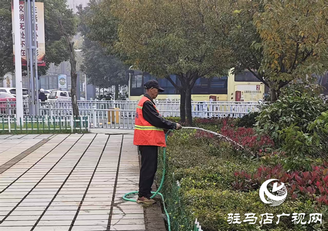  駐馬店市城鄉(xiāng)一體化示范區(qū)綜合執(zhí)法大隊(duì)開展高鐵廣場樹木補(bǔ)栽工作