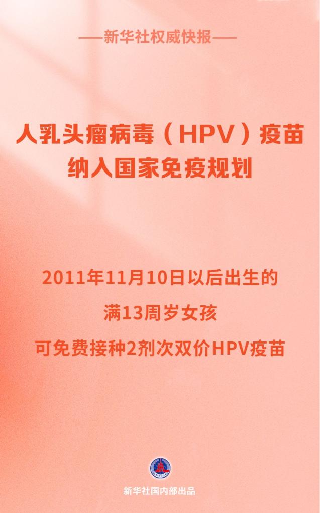 HPV疫苗免費(fèi)接種！守護(hù)女性健康的國家承諾
