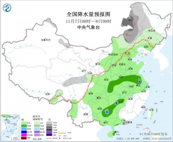 較強(qiáng)冷空氣繼續(xù)影響我國大部地區(qū)