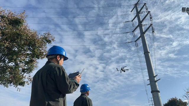 國(guó)網(wǎng)新蔡縣供電公司：無(wú)人機(jī)特巡賦能 筑牢迎峰度冬安全防線