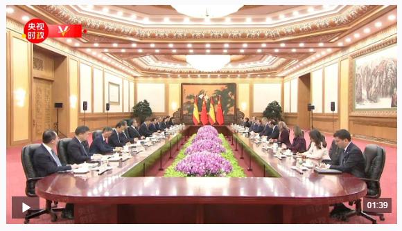 獨(dú)家視頻丨習(xí)近平：歡迎費(fèi)利佩六世國王 你曾多次訪華 是中國人民的好朋友