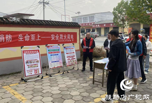 驛城區(qū)沙河店鎮(zhèn)：消防宣傳進萬家 安全知識守護你我他