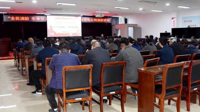 國網(wǎng)平輿縣供電公司：開展消防培訓 筑牢安全防線