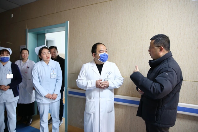市衛(wèi)健委一行蒞臨駐馬店市第一人民醫(yī)院調(diào)研指導(dǎo)醫(yī)養(yǎng)結(jié)合工作