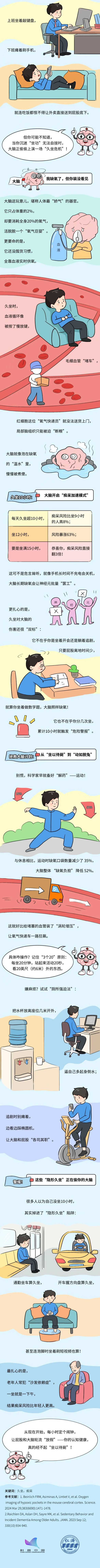 每天久坐超過這個(gè)時(shí)間，你的大腦便會(huì)開啟“癡呆加速模式”