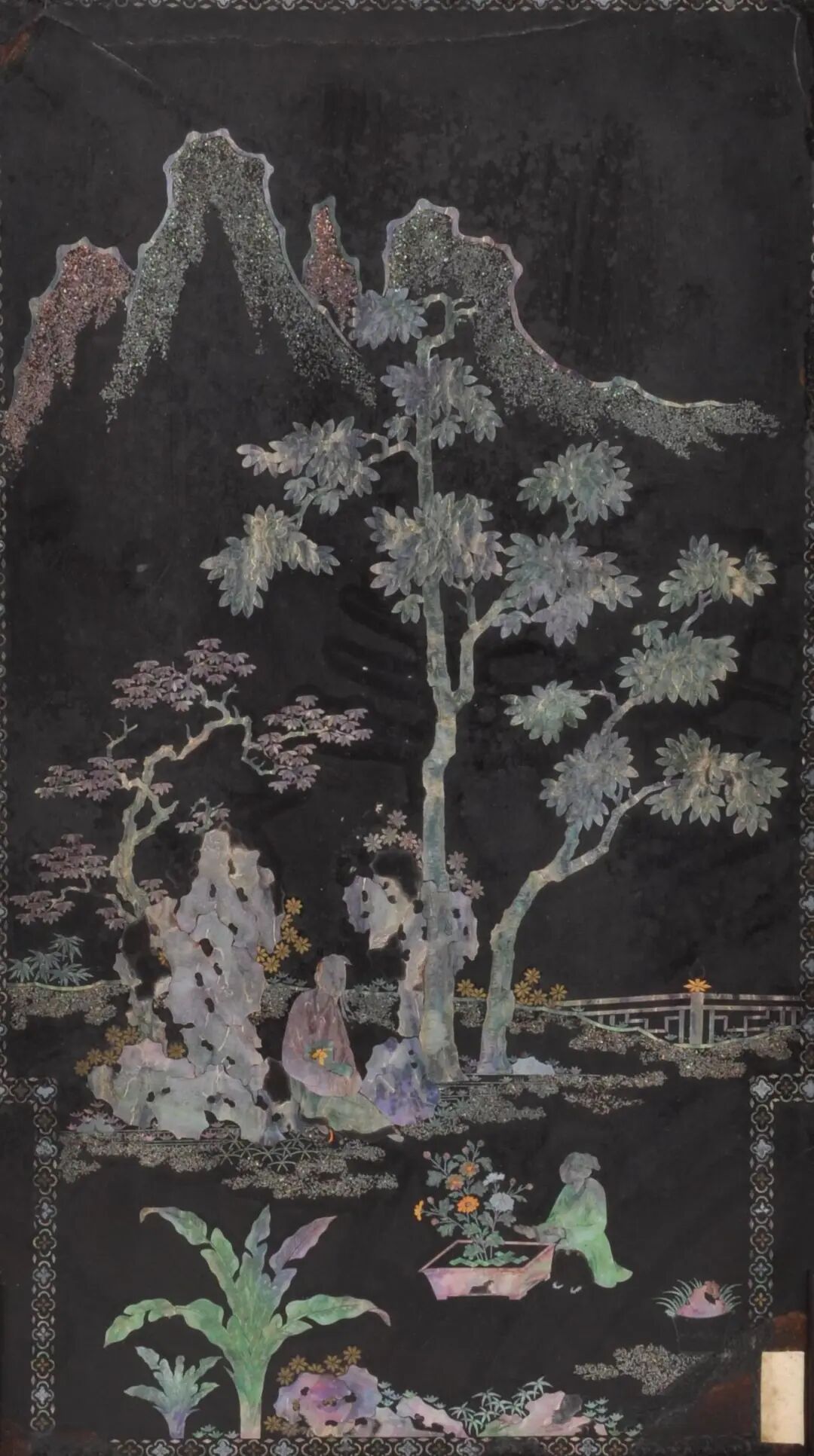 每日文物丨這塊螺鈿插屏，定格了陶淵明的悠然一刻