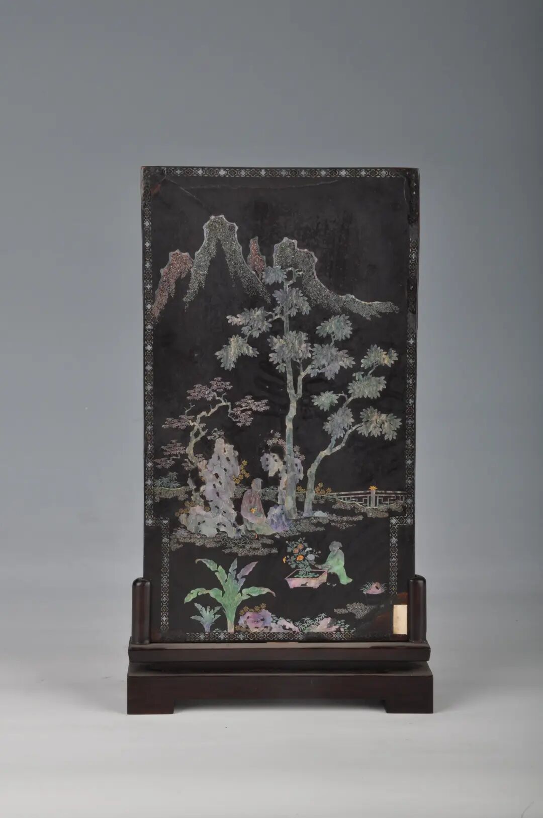 每日文物丨這塊螺鈿插屏，定格了陶淵明的悠然一刻