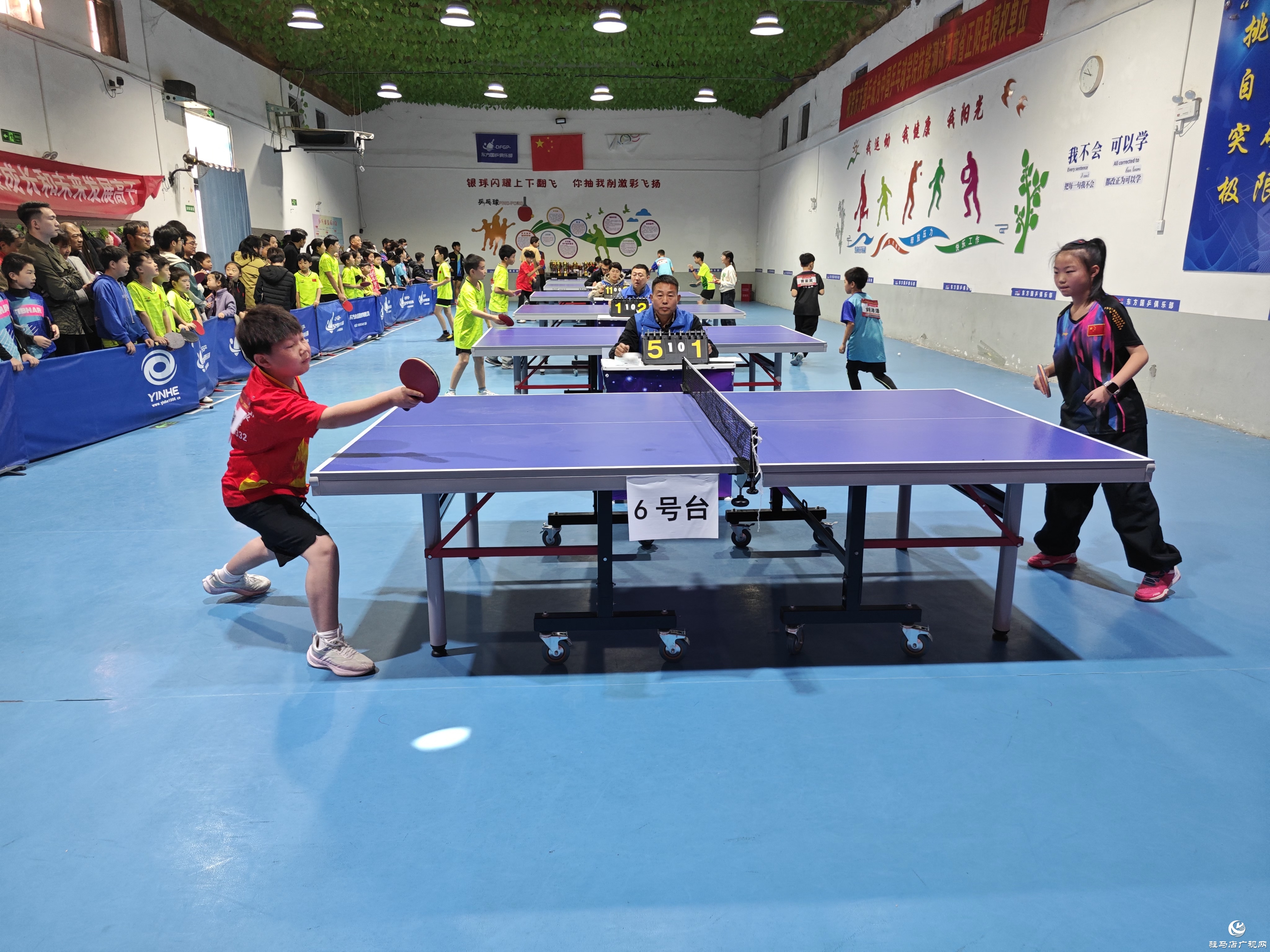 駐馬店市青少年乒乓球巡回賽來(lái)到正陽(yáng)