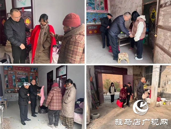 河南省平輿縣中等職業(yè)學校學校開展獻愛心送溫暖活動