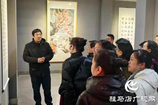 駐馬店：元旦書畫展啟幕 百幅精品繪就天中風(fēng)物