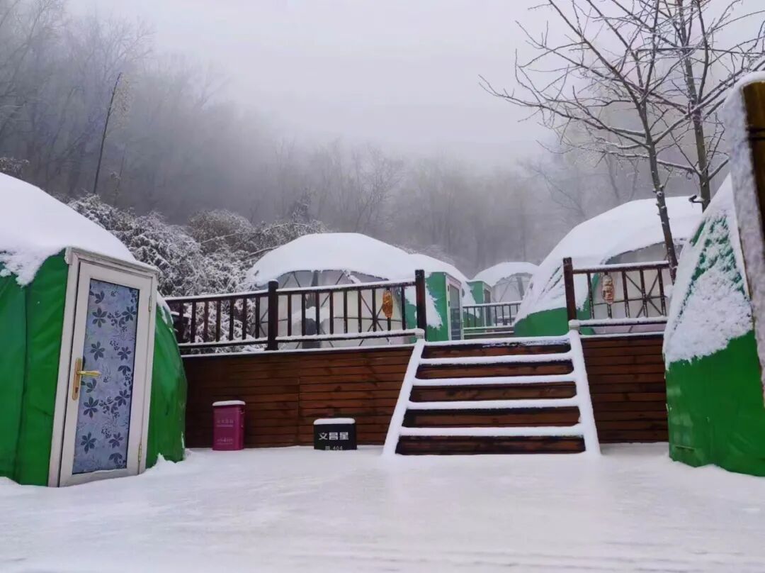 雪落無(wú)聲，詩(shī)意滿(mǎn)天中