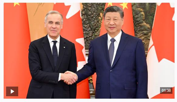 獨家視頻丨習近平會見加拿大總理：中加關(guān)系健康穩(wěn)定發(fā)展符合兩國共同利益